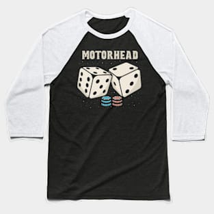 motorhead Dice Baseball T-Shirt